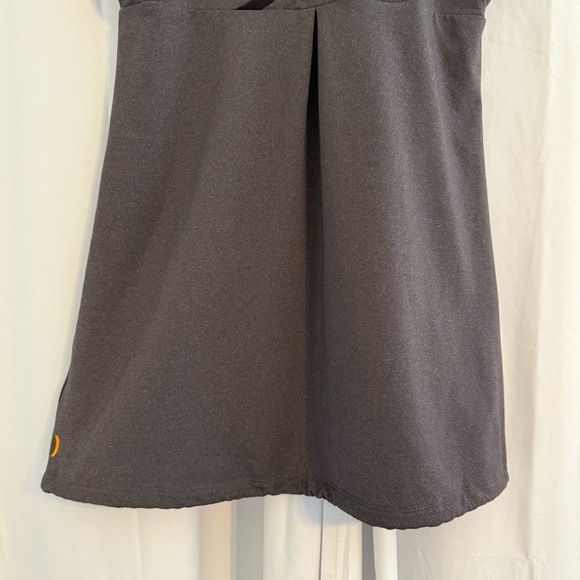 Lucy Racerback Keyhole Athletic Tank Supplex Stretch Size Small Gray - Picture 7 of 10